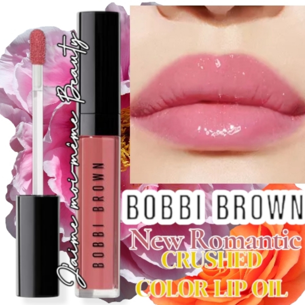 Bobbi Brown New Romantic Crushed Oil Infused Gloss Tinted Lip Oil Cool Baby Pink